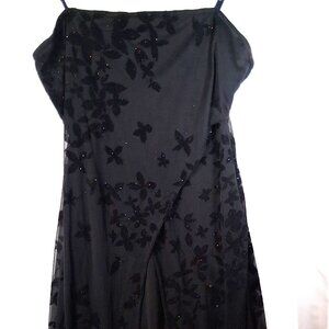 Next Up Women's Black Cocktail Dress Size Large